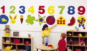 daycare decor, decorating, vinyly wall murals, acrylic safety ...